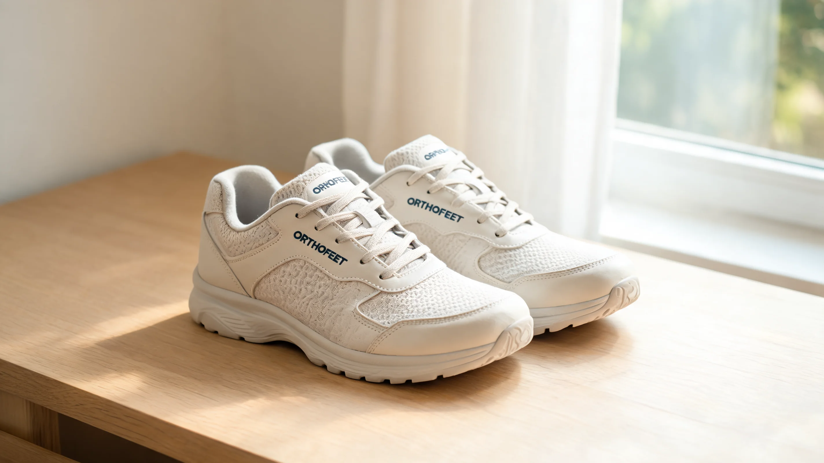 Orthofeet therapeutic shoes editorial product shot